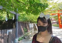 リボンヘアバンドモデル１1