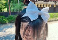 リボンヘアバンドモデル１4